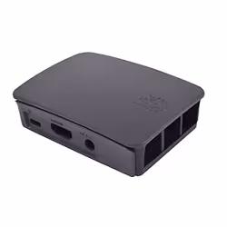 Raspberry Pi RPI3-CASE-BLK-GRY, Alloggi, Raspberry Pi, Raspberry Pi, Nero, Grigio, 71 mm, 96 mm