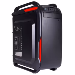Black Lion IT1523, Midi Tower, PC, Nero, Rosso, ATX, micro ATX, Plastica, Acciaio, Gaming