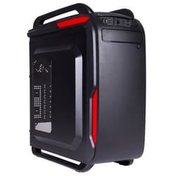 Black Lion IT1523 Midi Tower Nero, Rosso