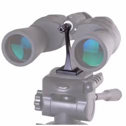 Levenhuk TA10 Binoculars Tripod Adapter Piastra della testa del treppiede Nero Plastica - Vista aggiuntiva 6