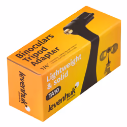Levenhuk TA10 Binoculars Tripod Adapter Piastra della testa del treppiede Nero Plastica - Vista aggiuntiva 8