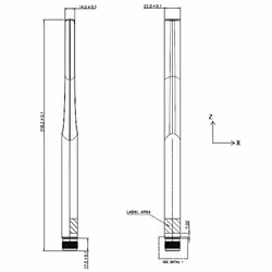 Extreme networks ML-2452-HPA6-01 antenna di rete Tipo N 6,1 dBi