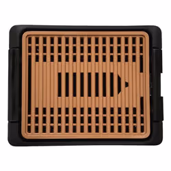 Starlyf VHGSLCIND0060 barbecue per l'aperto e bistecchiera Grill Da tavolo Elettrico Nero, Marrone 1250 W - Vista aggiuntiva 2