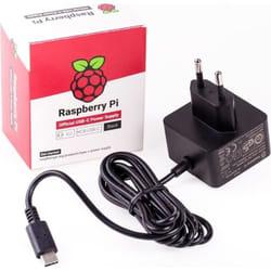 Raspberry Pi RPI PS 15W BK EU adattatore e invertitore Interno 15,3 W Nero