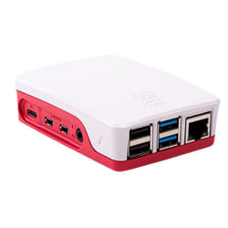 Raspberry Pi 1876751 accessorio per scheda di sviluppo Custodia Rosso, Bianco