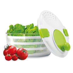 TWEED TW029 centrifuga da insalata Verde, Bianco Manovella/manico