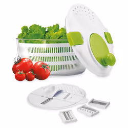 TWEED TW030 centrifuga da insalata Verde, Bianco Manovella/manico - Vista aggiuntiva 3