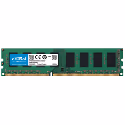 Crucial 8GB PC3-12800, 8 GB, 1 x 8 GB, DDR3, 1600 MHz, 240-pin DIMM