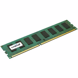 Crucial 4GB DDR3 1600 MHz CL11 UDIMM, 4 GB, 1 x 4 GB, DDR3, 1600 MHz, 240-pin DIMM