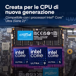 Crucial CT32G64C52CS5 memoria 32 GB 1 x 32 GB DDR5 6400 MT/s 262-pin SO-DIMM - Vista aggiuntiva 3