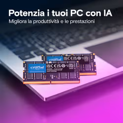 Crucial CT32G64C52CS5 memoria 32 GB 1 x 32 GB DDR5 6400 MT/s 262-pin SO-DIMM - Vista aggiuntiva 6