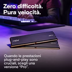 Crucial Pro memoria 128 GB 2 x 64 GB DDR5 5600 MHz - Vista aggiuntiva 6