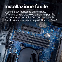 Crucial P310 2 TB M.2 PCI Express 4.0 NVMe - Vista aggiuntiva 5