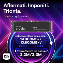 Crucial T710 4 TB M.2 PCI Express 5.0 NVMe - Vista aggiuntiva 2