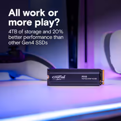 Crucial P310 4 TB M.2 PCI Express 4.0 NVMe QLC 3D NAND