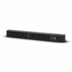 CyberPower PDU20BHVIEC12R, Basic, 1U, Monofase, Orizzontale/Verticale, Acciaio, Nero