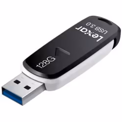 Lexar JumpDrive S37 128GB unità flash USB USB tipo A 3.2 Gen 1 (3.1 Gen 1) Nero, Bianco