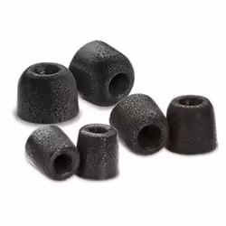 Comply Isolation T-100, Auricolare, Poliuretano, Elastomero Termoplastico (TPE), Nero