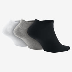 Nike Value No-Show Fantasmini Nero, Grigio, Bianco