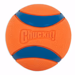 Chuckit! 17020, Cane, Palla, Blu, Arancione, Gomma, Riporto, 5,1 cm
