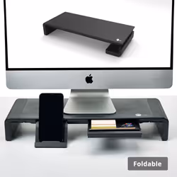 Siig CE-MT2P12-S1 Supporti a parete per TV 52,1 cm (20.5") Scrivania Nero