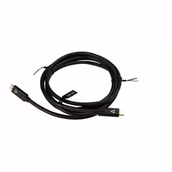 V7 Cavo USB nero da USB-C maschio a USB-C maschio 2m 6.6ft - Vista aggiuntiva 4