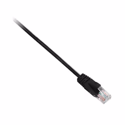 V7 Cavo Cat6 non schermato (UTP) nero da RJ45 maschio a RJ45 maschio 2m 6.6ft, 2 m, Cat6, U/UTP (UTP), RJ-45, RJ-45, Nero