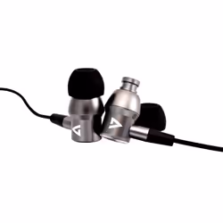 V7 Auricolari stereo con isolamento acustico di 3,5 mm con microfono in linea, iPad, iPhone, mp3, iPod, iPad, tablet, smartphone, laptop, Chromebook, PC, alluminio