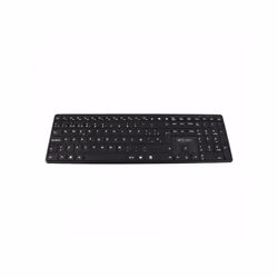 V7 Tastiera Bluetooth KW550ESBT da 2,4 GHZ a due modalità, QWERTY spagnolo - Nero - Vista aggiuntiva 5
