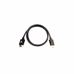 V7 Cavo video nero Pro da HDMI maschio a HDMI maschio 1 m, 1 m, HDMI tipo A (Standard), 2 x HDMI Type A (Standard), 48 Gbit/s ...