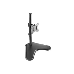 V7 Supporto per scrivania free-standing per display singolo da 13 a 32", con funzione di inclinazione e rotazione, VESA rimovibile 100x100,