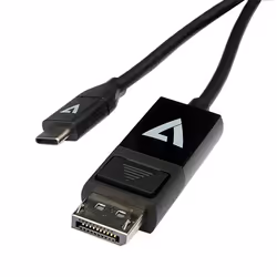 V7 V7UCDP-2M, USB Type-C 3.2 Gen 1, DisplayPort, 2 m, Nero