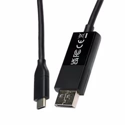 V7 V7UCDP-2M adattatore per inversione del genere dei cavi USB Type-C 3.2 Gen 1 DisplayPort Nero - Vista aggiuntiva 4