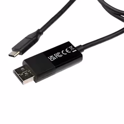 V7 V7UCDP-2M adattatore per inversione del genere dei cavi USB Type-C 3.2 Gen 1 DisplayPort Nero - Vista aggiuntiva 5