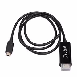 V7 V7UCHDMI-1M cavo e adattatore video USB Type-C 3.2 Gen 1 HDMI Nero - Vista aggiuntiva 4