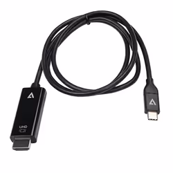 V7 V7UCHDMI-1M cavo e adattatore video USB Type-C 3.2 Gen 1 HDMI Nero - Vista aggiuntiva 6