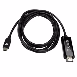 V7 V7UCHDMI-2M cavo e adattatore video USB tipo-C HDMI Nero - Vista aggiuntiva 4