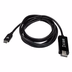 V7 V7UCHDMI-2M cavo e adattatore video USB tipo-C HDMI Nero - Vista aggiuntiva 5