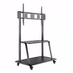 V7 TVCART3, 152,4 cm (60"), 2,67 m (105"), 200 x 200 mm, 1000 x 600 mm, Acciaio, Nero