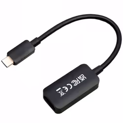 V7 V7USBCHDMI4K60HZ cavo e adattatore video HDMI tipo A (Standard) USB tipo-C Nero - Vista aggiuntiva 7