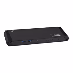 V7 DOCKUSBC, Docking, USB 3.2 Gen 1 (3.1 Gen 1) Type-A, 65 W, Nero, Cina, CE, FCC, RoHS