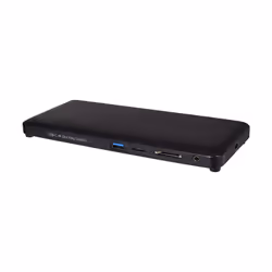 V7 DOCKUCPT3D, Cablato, USB 3.2 Gen 2 (3.1 Gen 2) Type-C, 100 W, 3,5 mm, 10,100,1000 Mbit/s, Nero