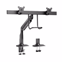 V7 Supporto con barra a molla a gas resistente per monitor doppio - Vista aggiuntiva 6