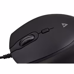 V7 Mouse silenzioso professionale cablato USB MU350 di - Vista aggiuntiva 6