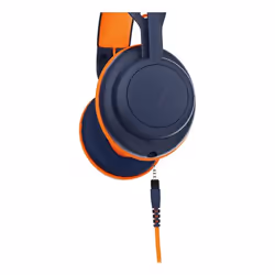 V7 Safe Sound2 Education Headset - Stereo - Mini-telefono (3,5 mm) - USB-A - USB-C - Cablato - On-ear - Binaurale - Circumaurale - Cavo da 6 piedi - Controller in linea - Uscita acustica configurabile - Cancellazione del rumore - Microfono bidirezionale - Archetto imbottito regolabile e cuscinetti auricolari - Costruzione antimicrobica - Blu e arancione - Vista aggiuntiva 5