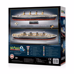 Wrebbit 3D W3D-1014 puzzle Puzzle 3D 440 pz Navi - Vista aggiuntiva 4