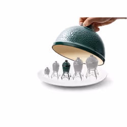 Big Green Egg Medium Barbecue Barile Verde