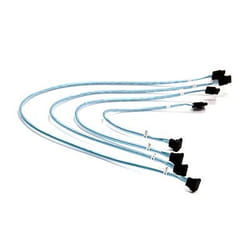 Supermicro 4 x Round cavo SATA 0,56 m Nero, Blu, Bianco
