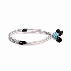 Supermicro IPASS to 4 SATA Cross-over Cable, 50cm, Pb-free, 0,5 m, Argento