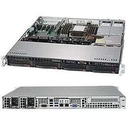 Supermicro CSE813MFTQC-R407CB Rack (1U) 0 GB